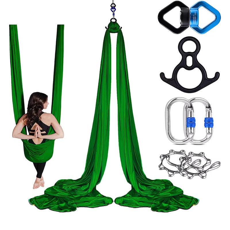 Yoga Swing Aerial - Удобный регулируемый гамак для аэройоги, высококачественное