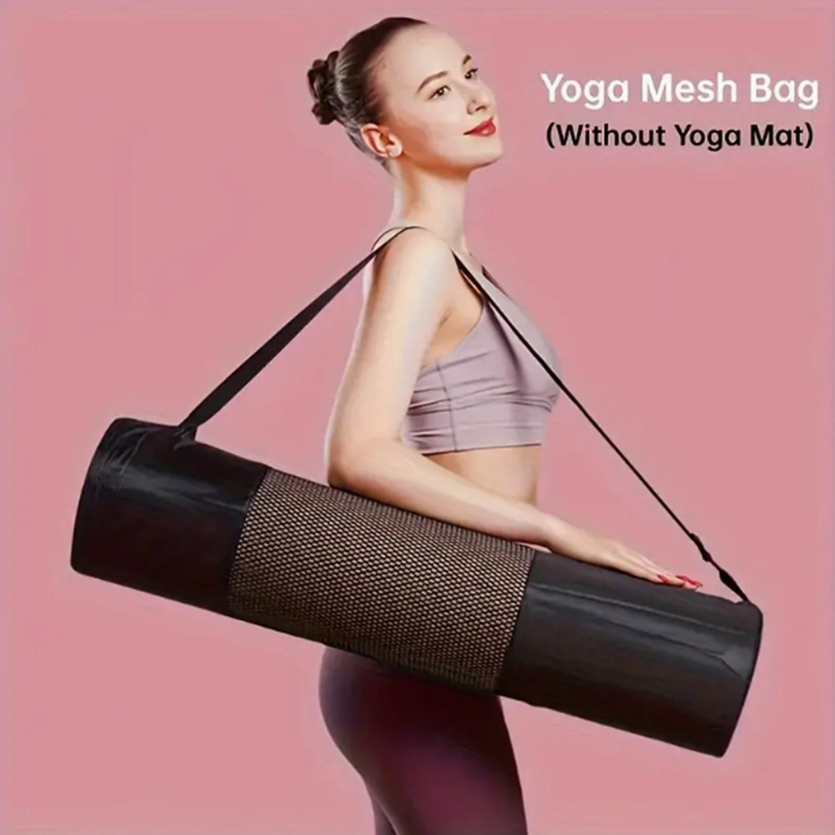 Yoga Fitness Bag - Дышащая сетчатая сумка для хранения ковриков
