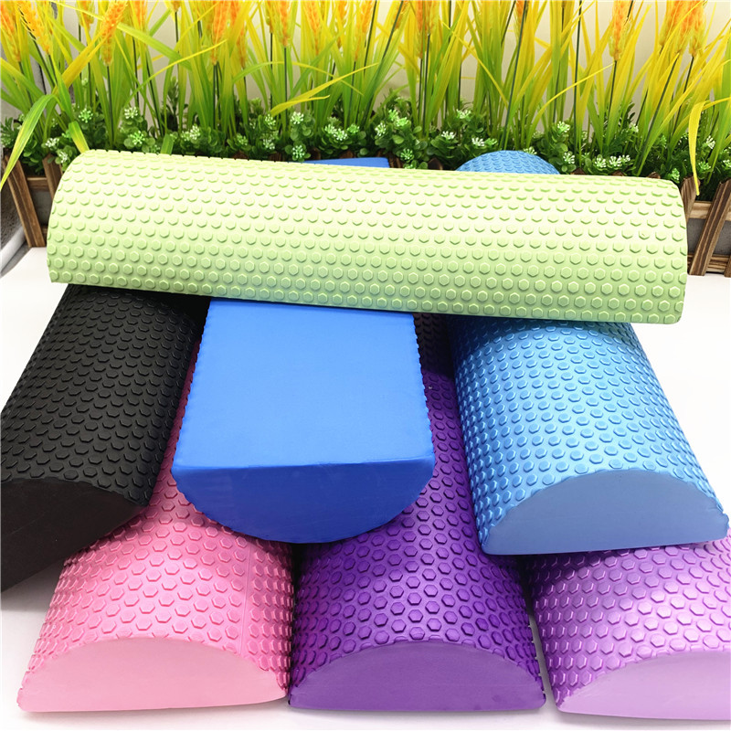 Foam Roller - 30/45 см полукруглый массажный пенопластовый ролик