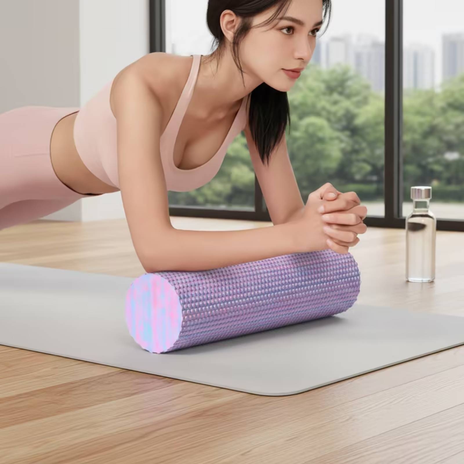 Foam Roller - Компактный массажный ролик из твердого пенопласта