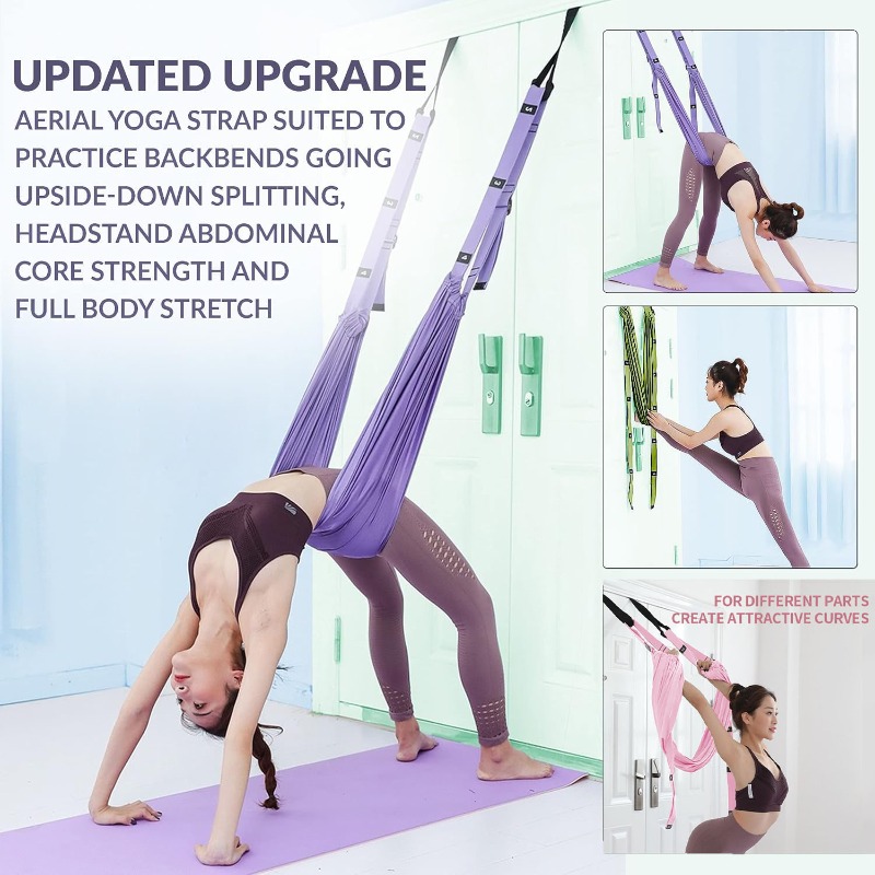 Yoga Swing Aerial - Регулируемый гамак для аэройоги, набор для