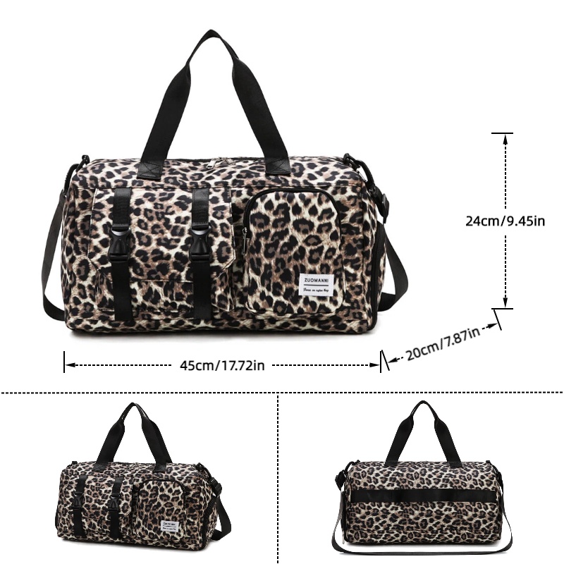 Модная спортивная сумка с леоп – обзор и цена Yoga Fitness Bag