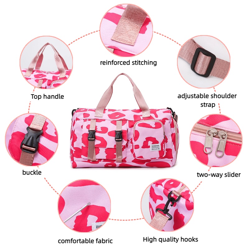 Модная спортивная сумка с леоп – обзор и цена Yoga Fitness Bag