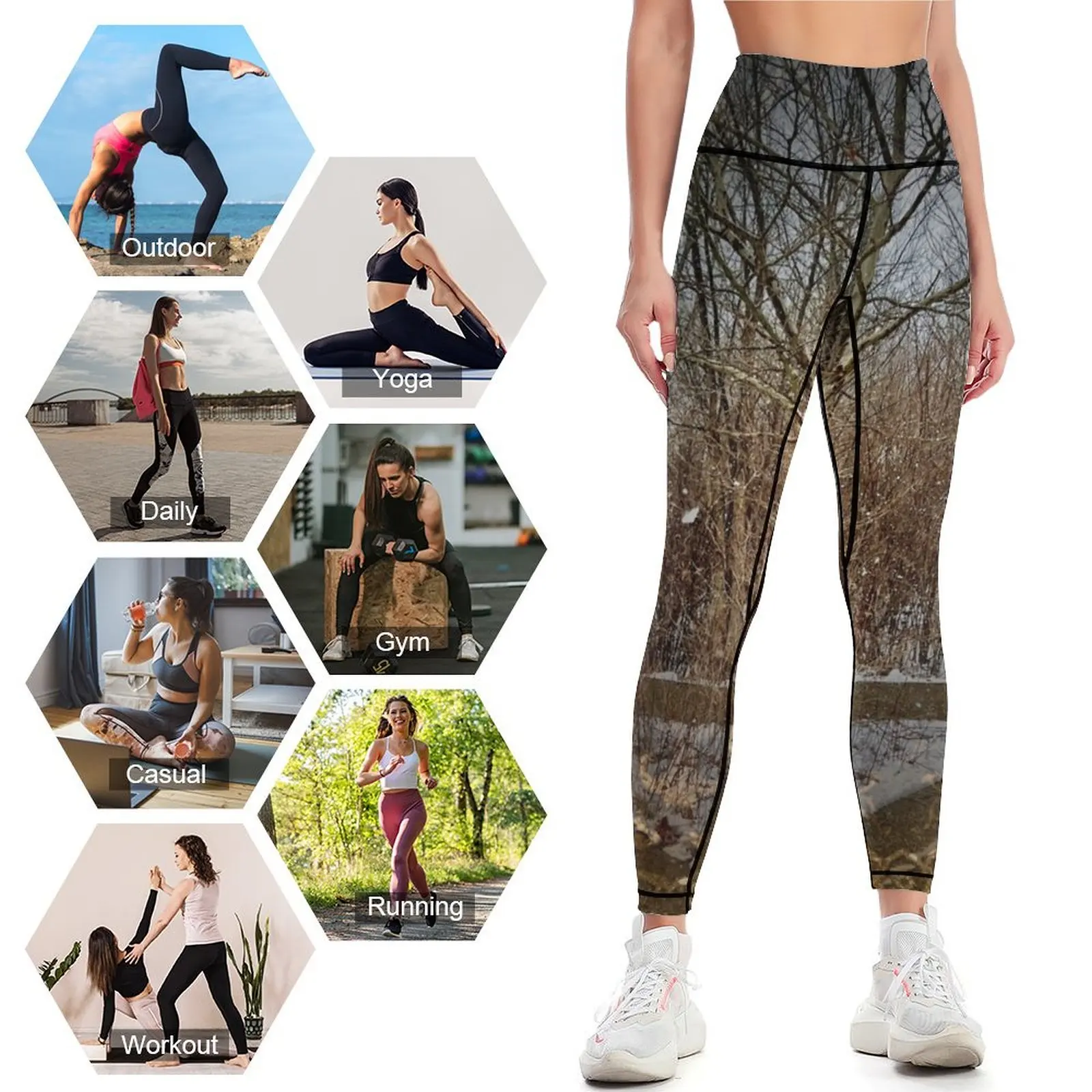Зимние леггинсы в стиле парка  – обзор и цена Yoga Fitness Park