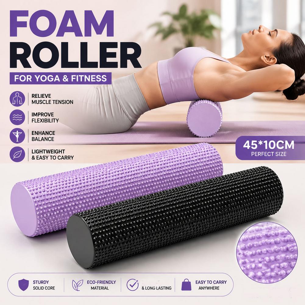 Фитнес-массажный валик из пены – обзор и цена Foam Roller