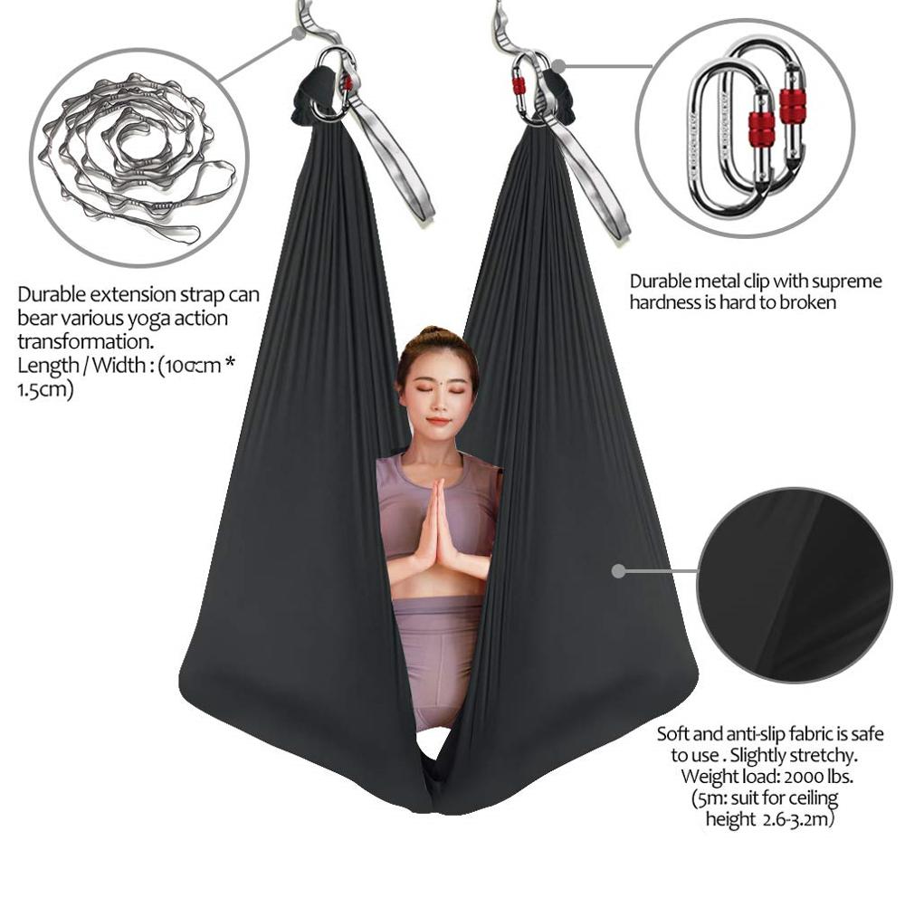 5*2,8 м воздушный гамак для йо – обзор и цена Yoga Swing Aerial
