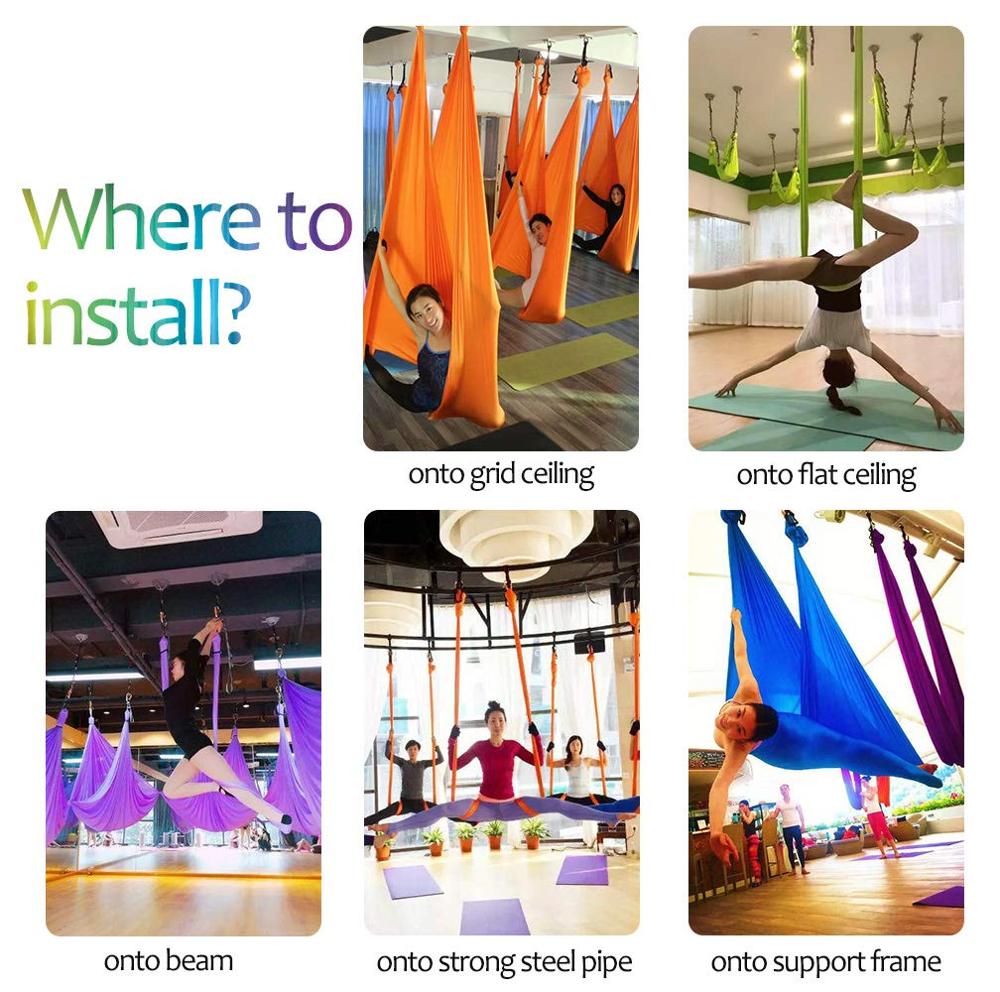 5*2,8 м воздушный гамак для йо – обзор и цена Yoga Swing Aerial