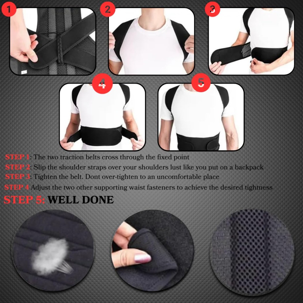 Корректор осанки для мужчин и  – обзор и цена Posture Corrector Back