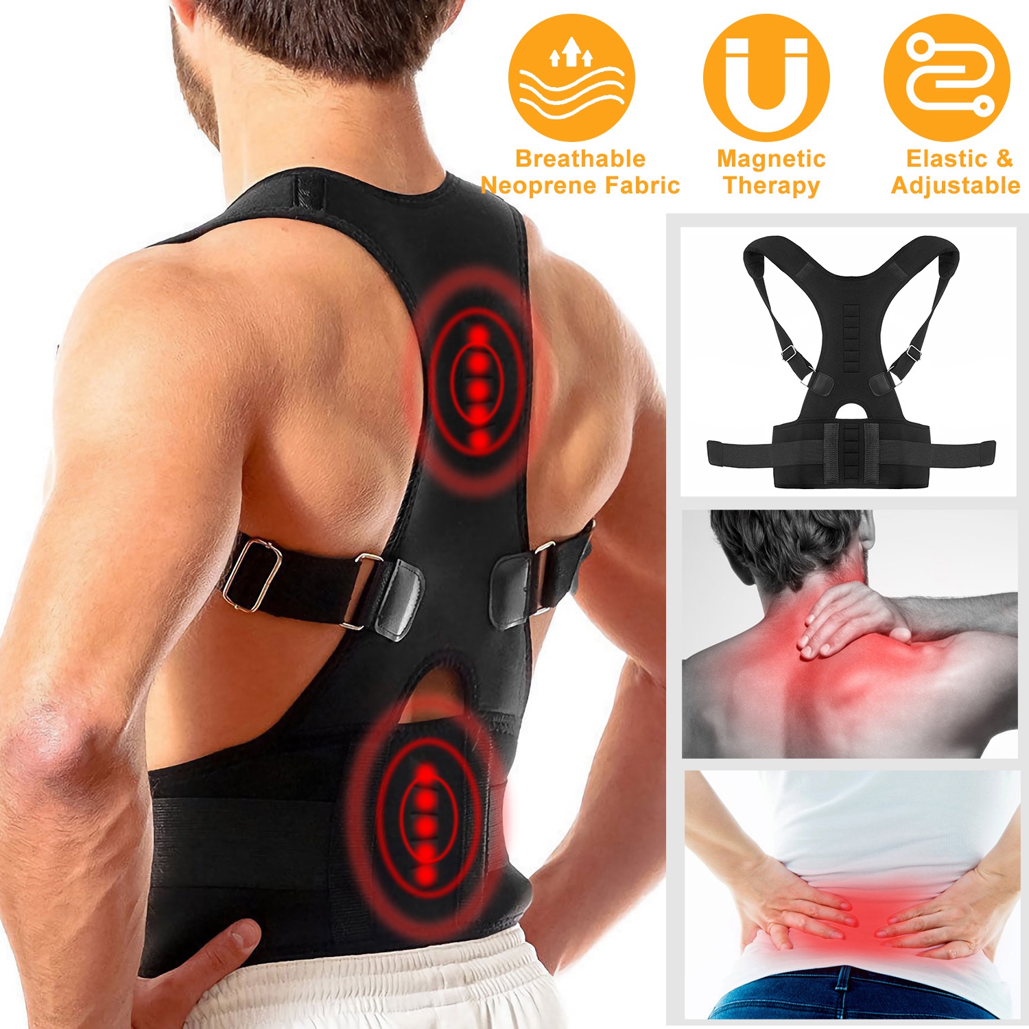 Корректор осанки с полной подд – обзор и цена Posture Corrector Back